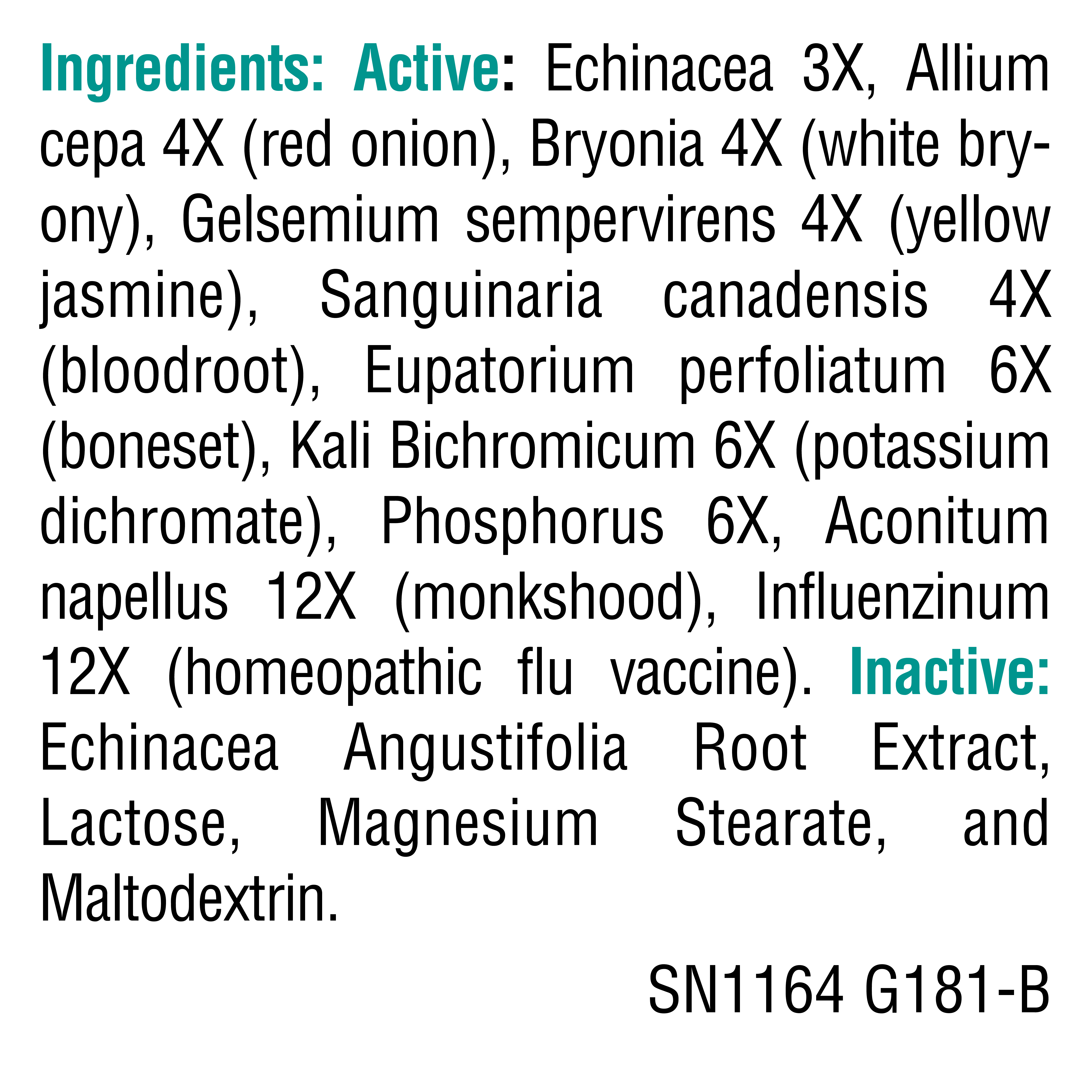 Supplement facts image