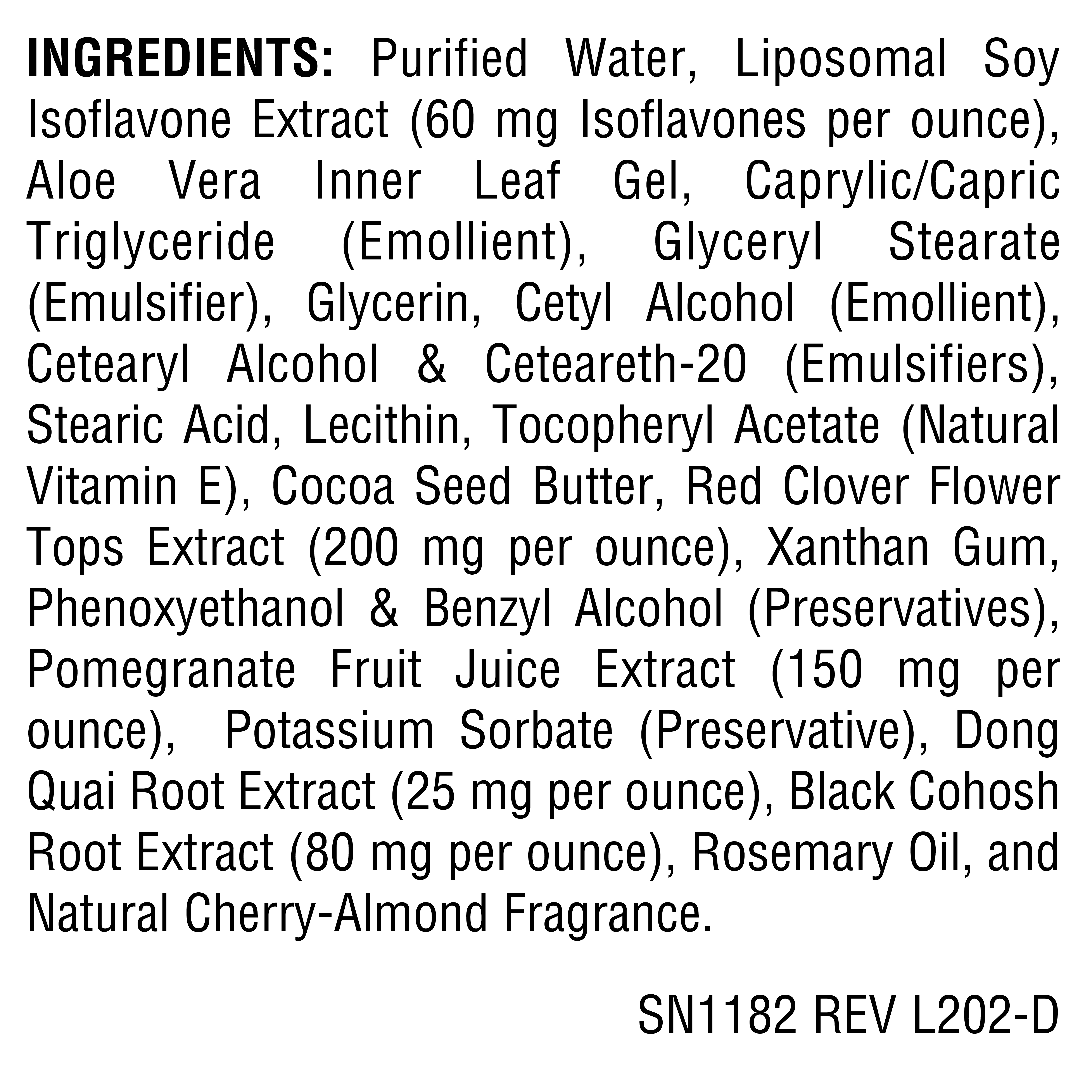 Supplement facts image